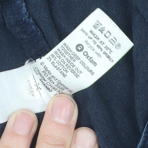 Marks and Spencer Women's Blue Trousers, Size 12