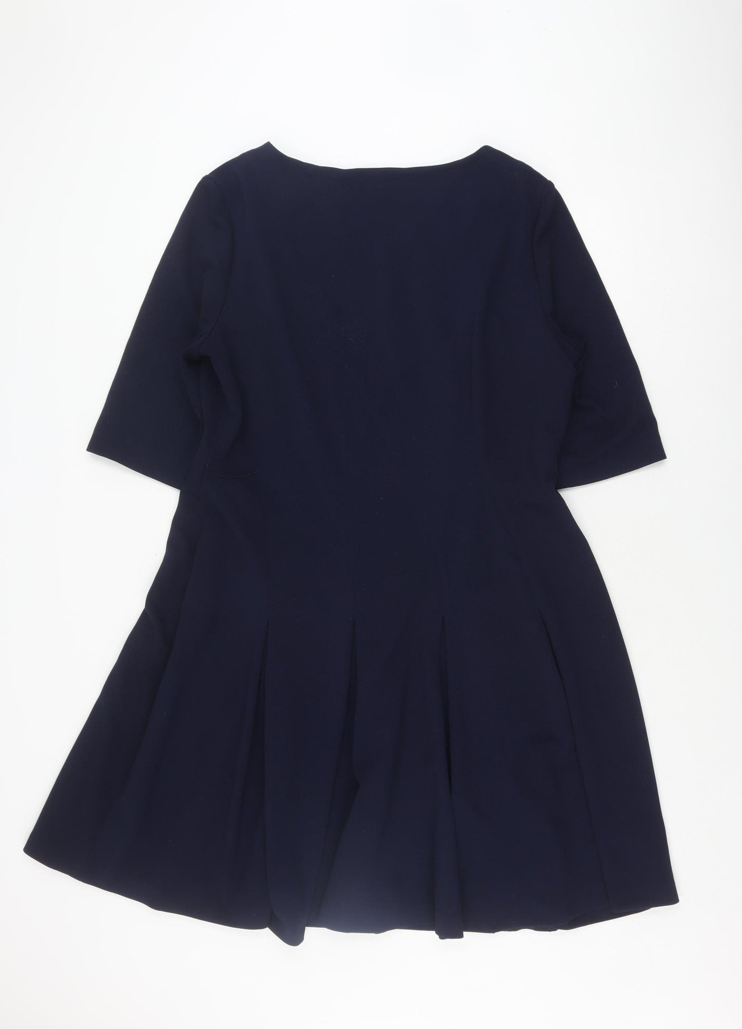 Kaliko Women's Blue Fit & Flare Dress Size 20