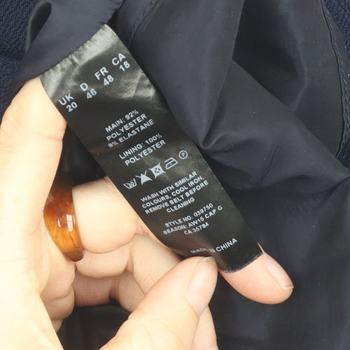 Kaliko Women's Blue Fit & Flare Dress Size 20