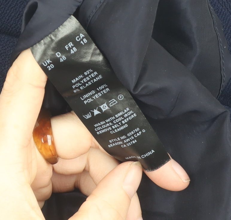 Kaliko Women's Blue Fit & Flare Dress Size 20