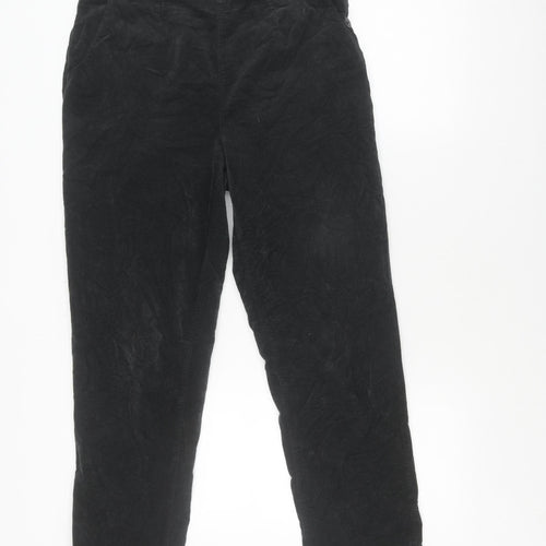 Seasalt Cornwall Women's Black Corduroy Trousers Size 10
