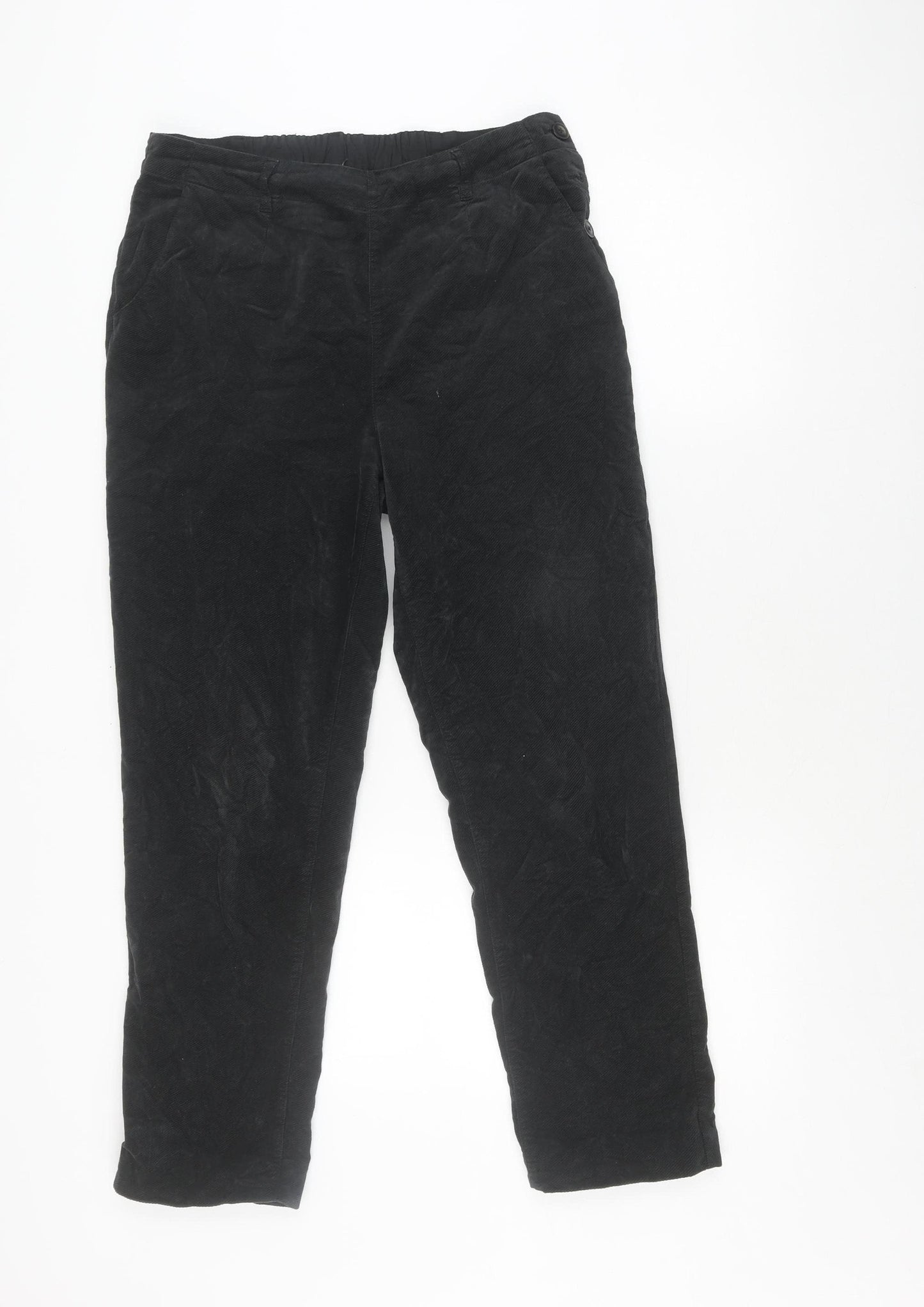 Seasalt Cornwall Women's Black Corduroy Trousers Size 10