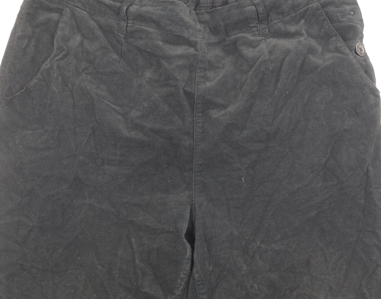 Seasalt Cornwall Women's Black Corduroy Trousers Size 10