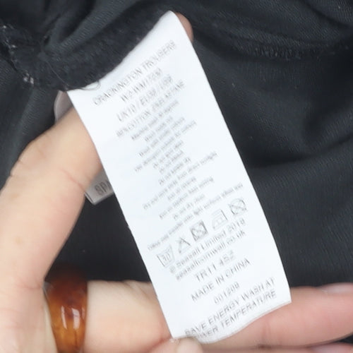 Seasalt Cornwall Women's Black Corduroy Trousers Size 10