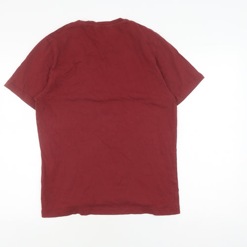 Original Penguin Men's Red Cotton T-Shirt, Size M