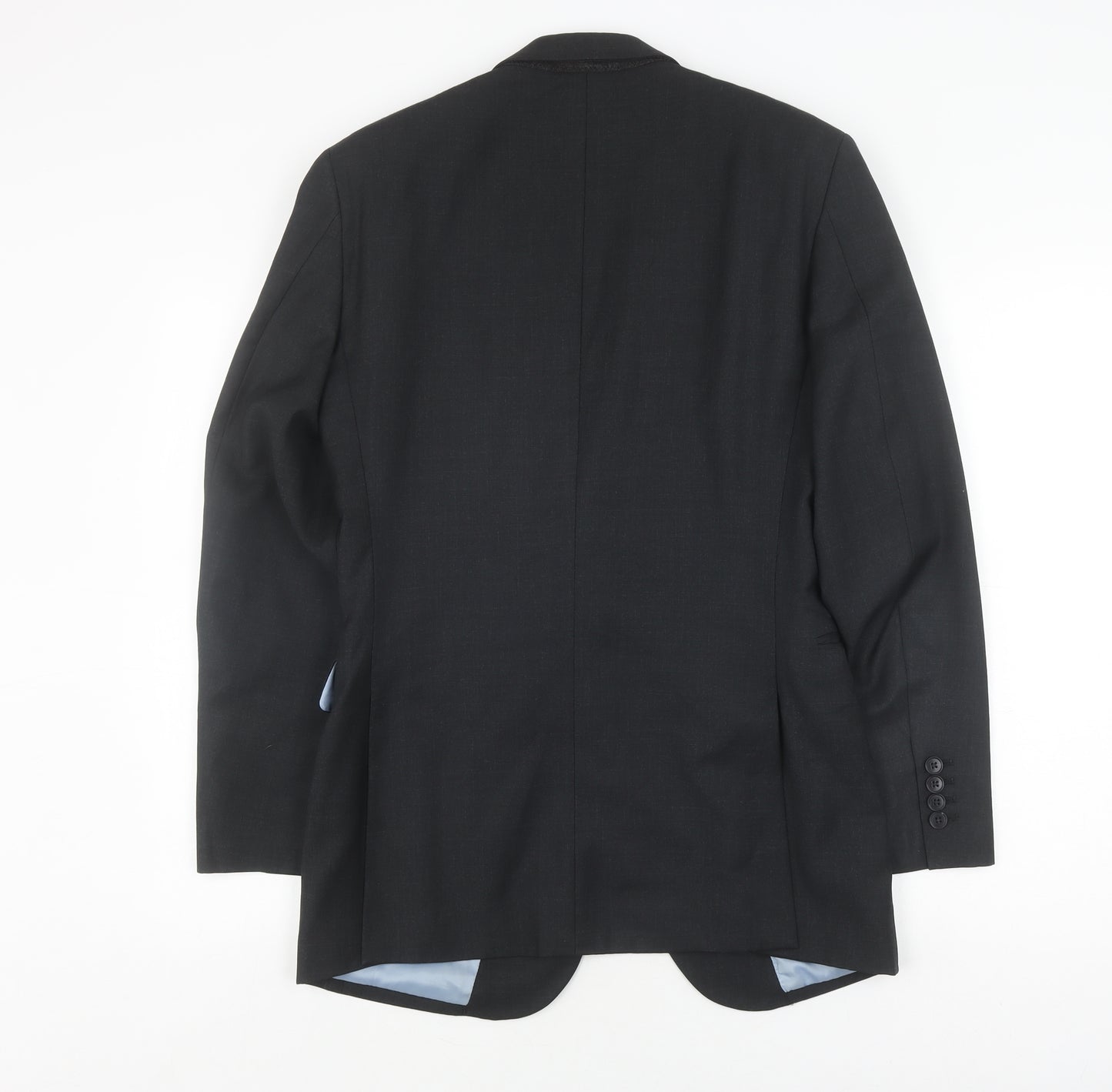 Charles Tyrwhitt Men's Black Wool Blazer 36 Regular Classic