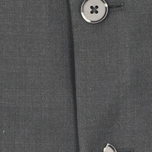 Charles Tyrwhitt Men's Black Wool Blazer 36 Regular Classic