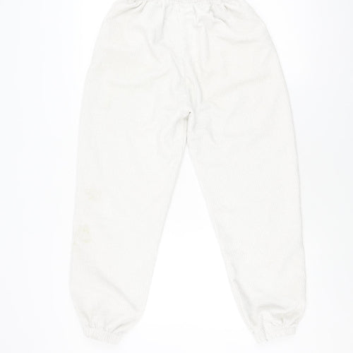 Sisters + Seekers Women's White Jogger Trousers Size 8