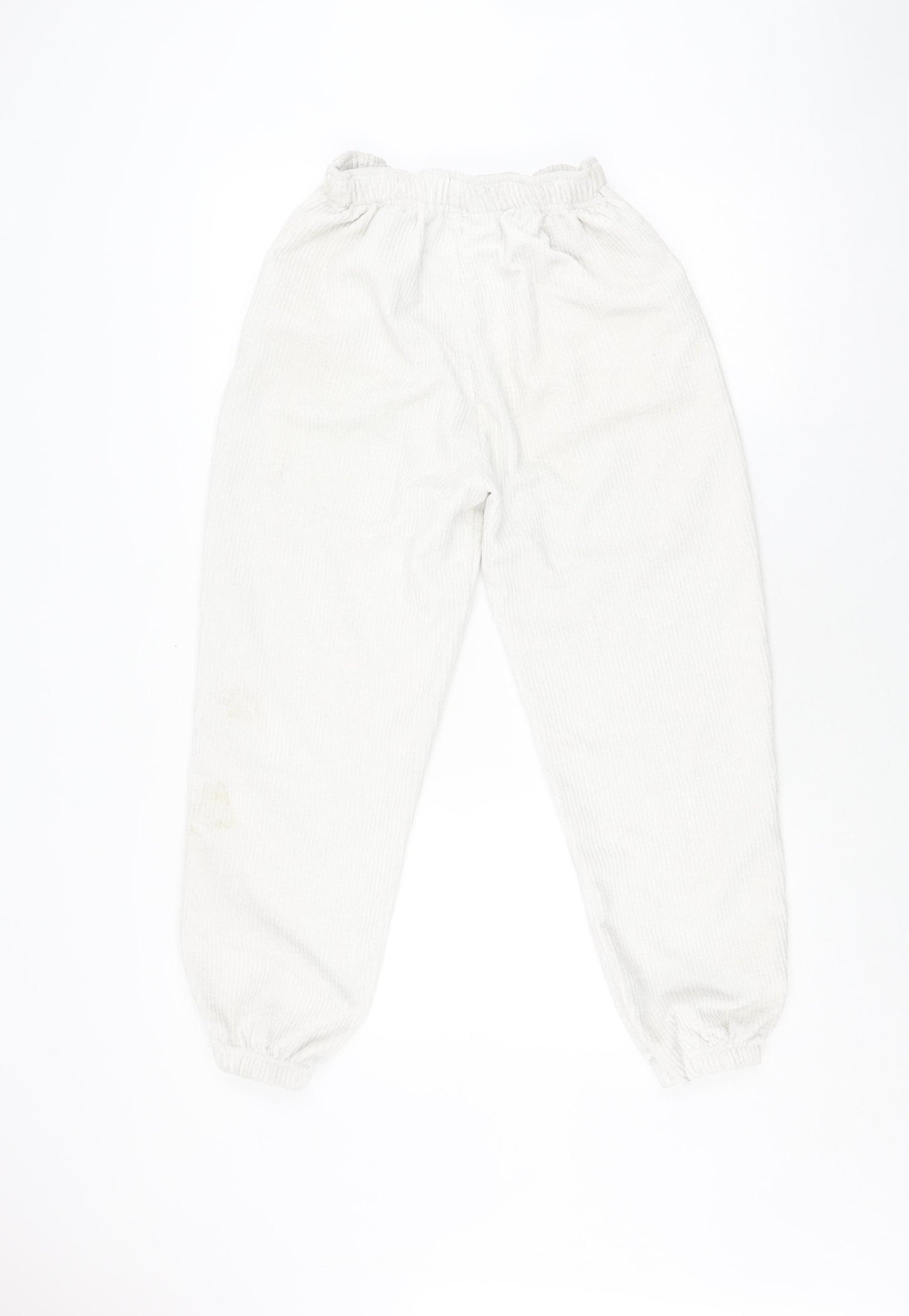 Sisters + Seekers Women's White Jogger Trousers Size 8