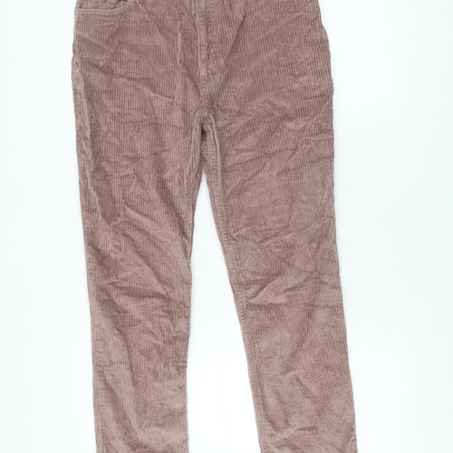 Fat Face Women's Pink Corduroy Trousers Size 10