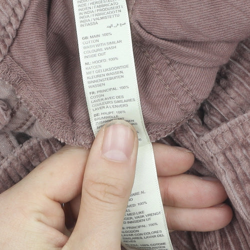 Fat Face Women's Pink Corduroy Trousers Size 10