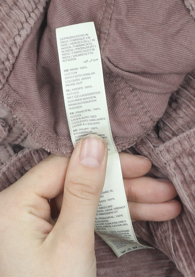 Fat Face Women's Pink Corduroy Trousers Size 10