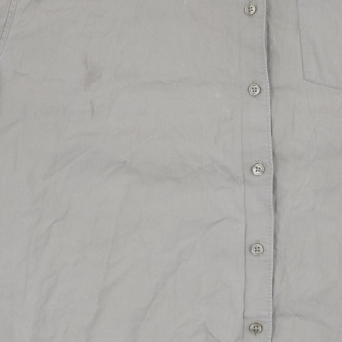 Collusion Beige Button-Up Women's Shirt Size 12