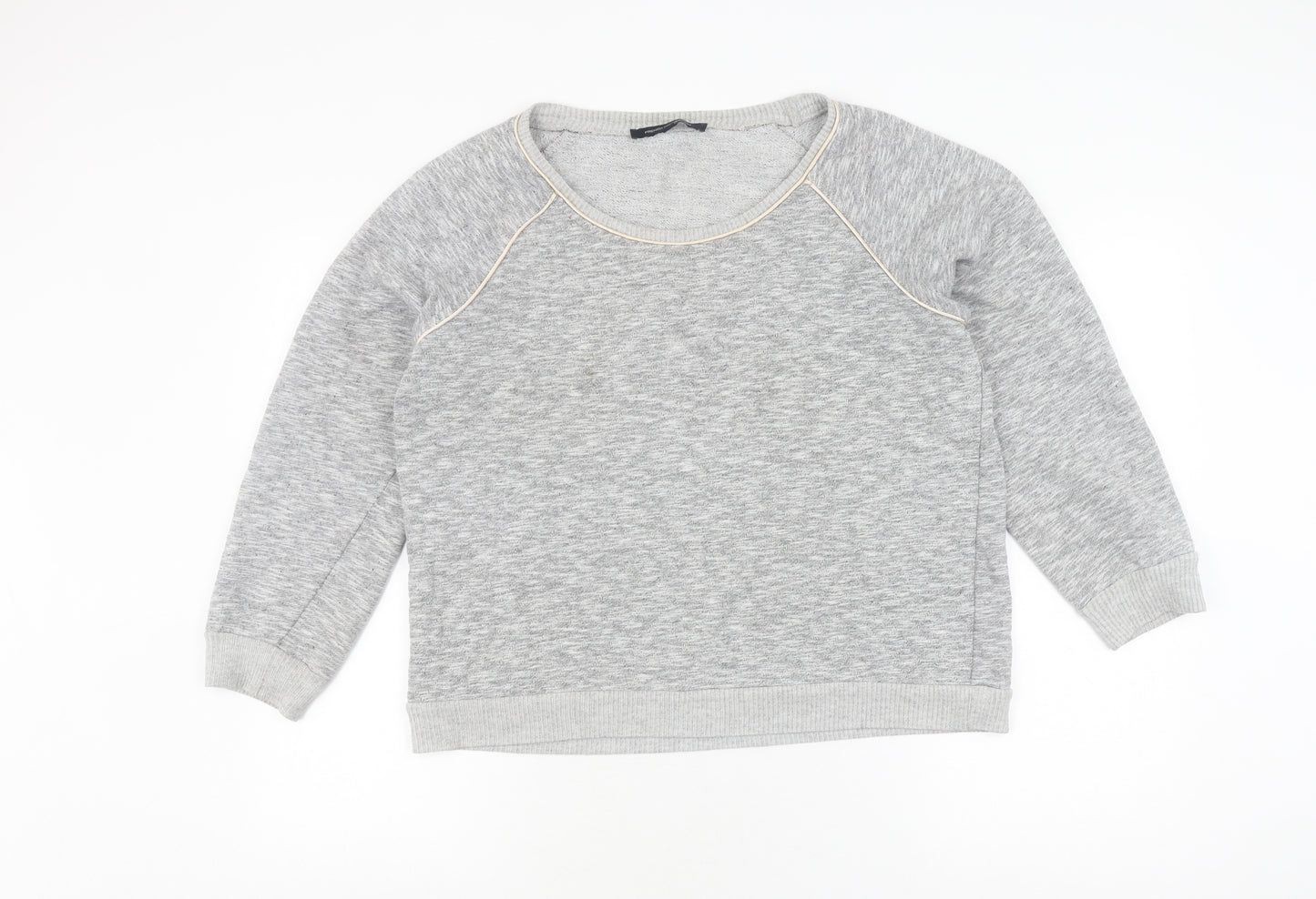 French Connection Women's Grey Pullover Sweatshirt Size L
