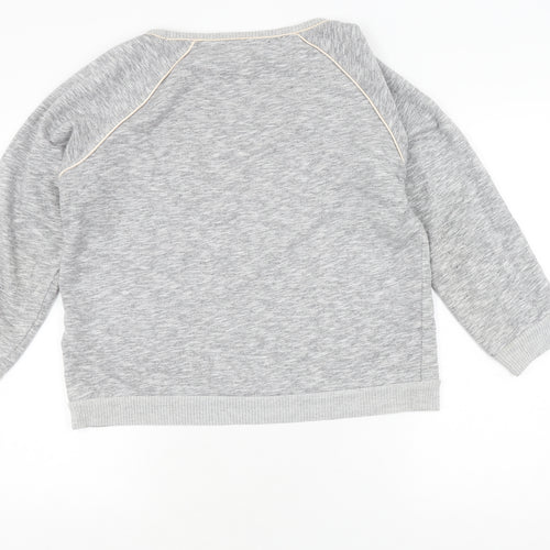 French Connection Women's Grey Pullover Sweatshirt Size L