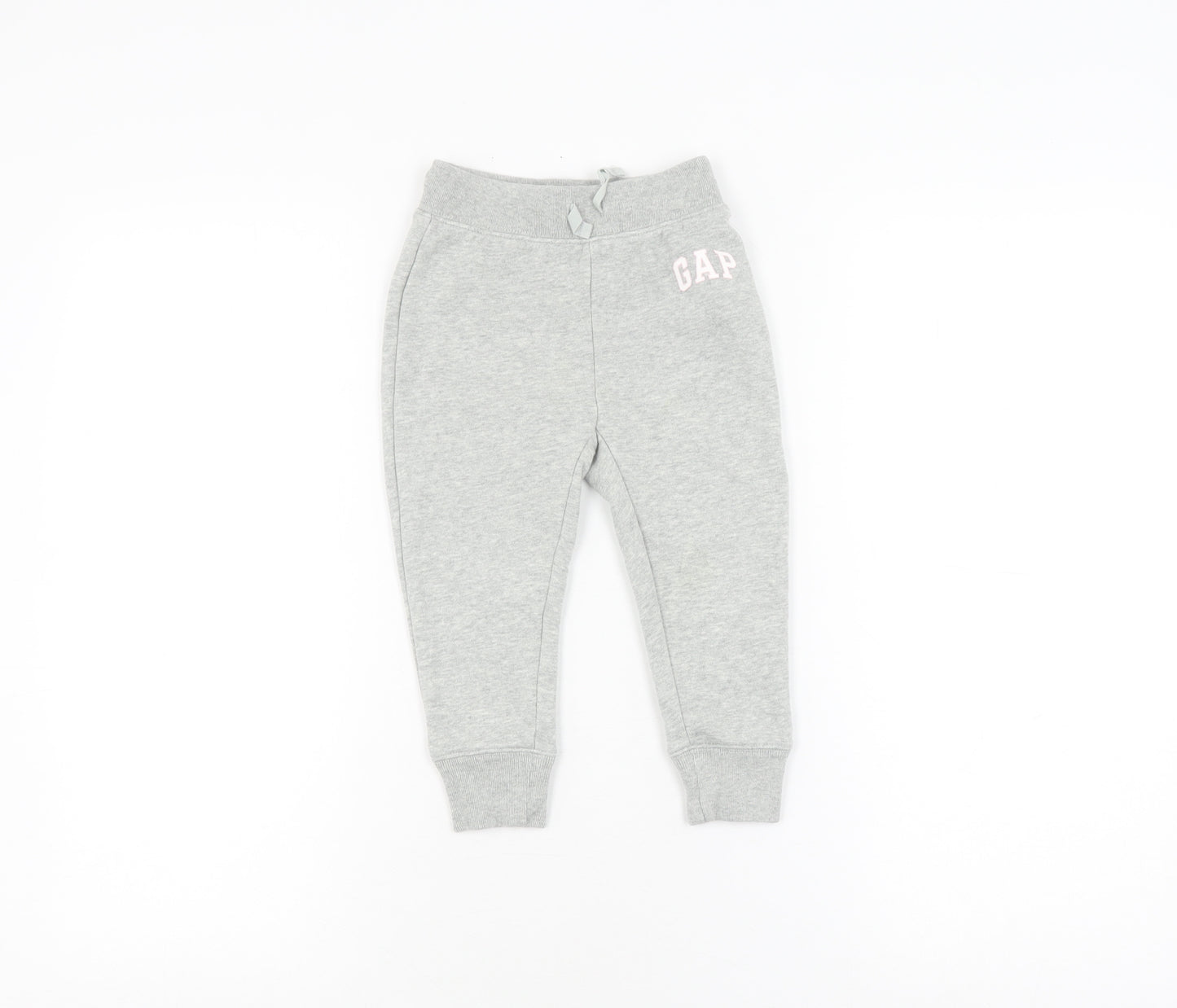 GAP Girls Grey Jogger Trousers 2 Years, Elastic Waist