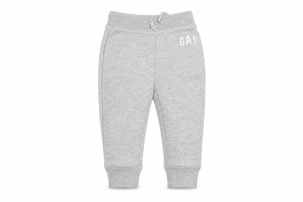 GAP Girls Grey Jogger Trousers 2 Years, Elastic Waist