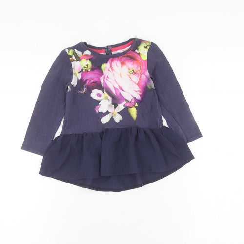 Baker by Ted Baker Girls Multicoloured Fit & Flare Dress, 2-3 Years