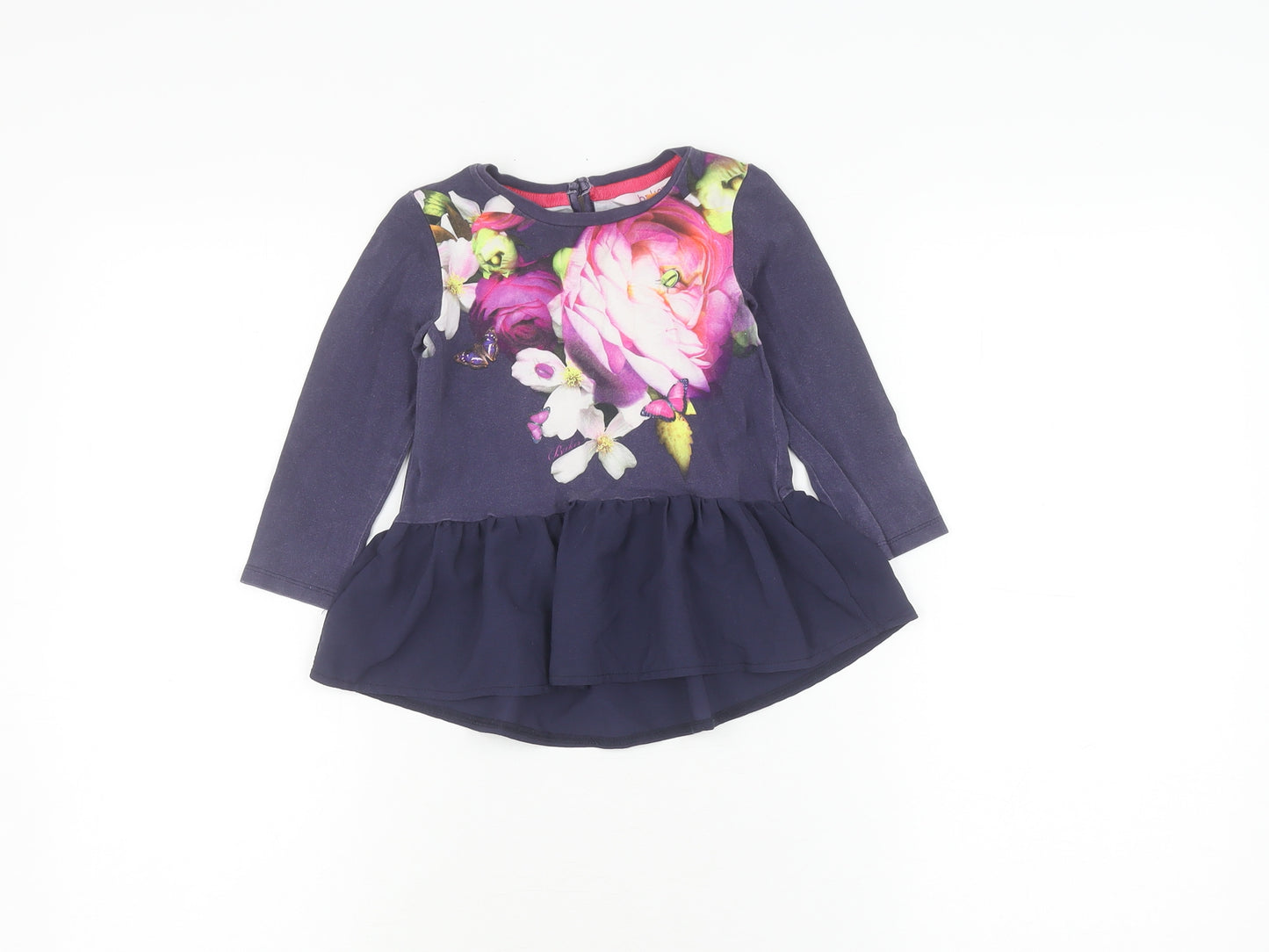 Baker by Ted Baker Girls Multicoloured Fit & Flare Dress, 2-3 Years