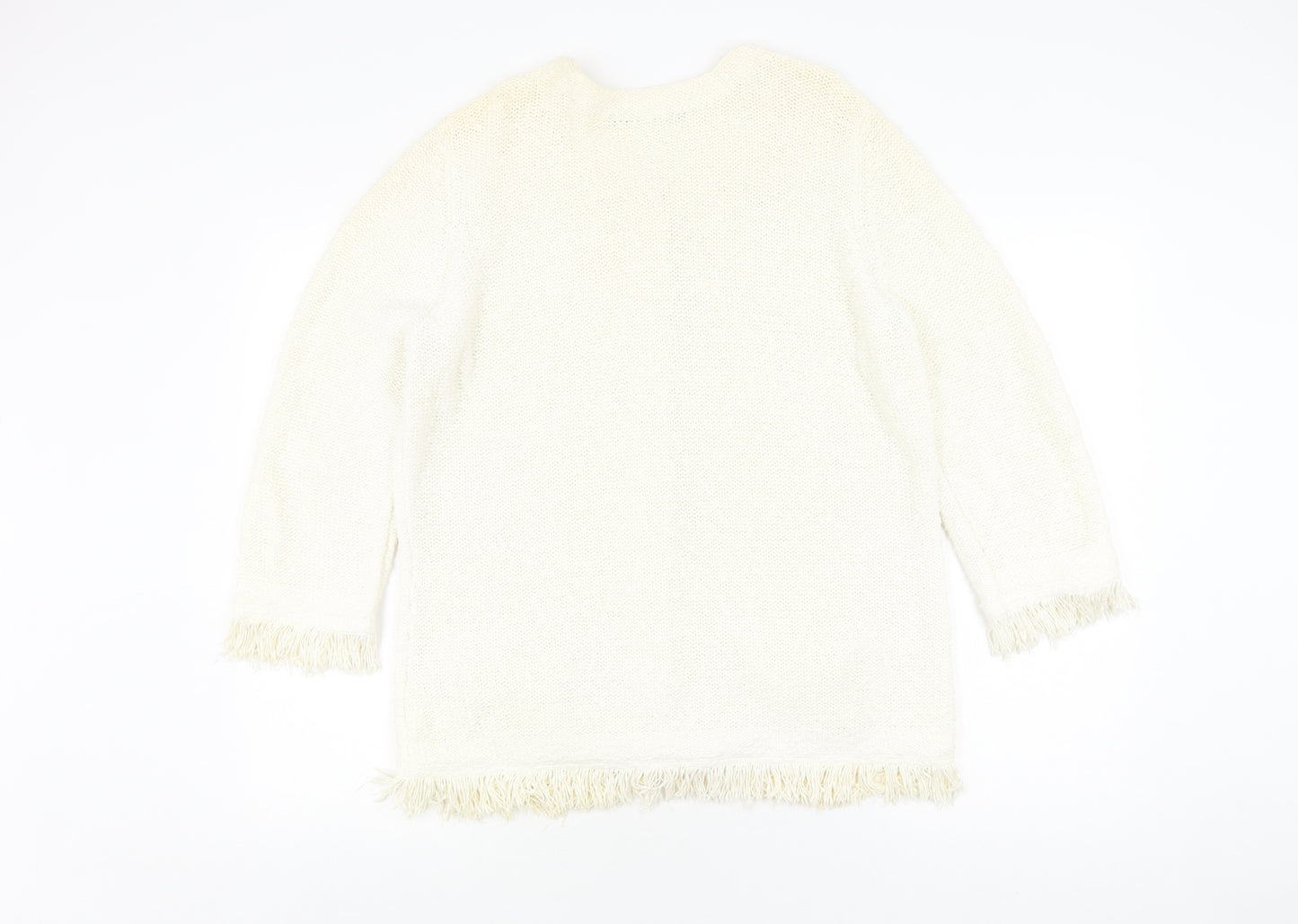 Windsmoor Women's Ivory Cardigan L Cotton Knit