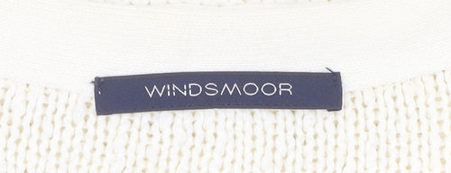 Windsmoor Women's Ivory Cardigan L Cotton Knit