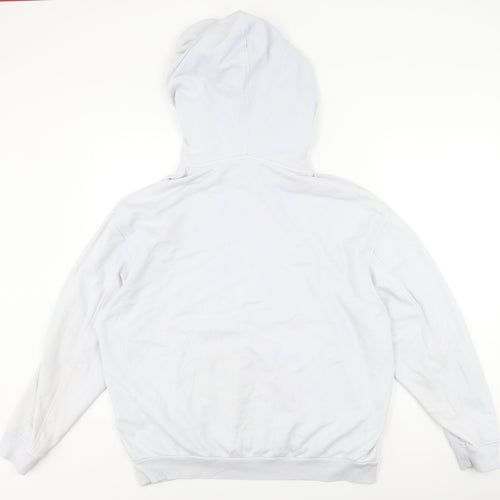 Levi's Men's White Pullover Hoodie M, Logo Accents