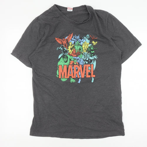 Marvel Men's Grey M T-Shirt Comic Graphic Print