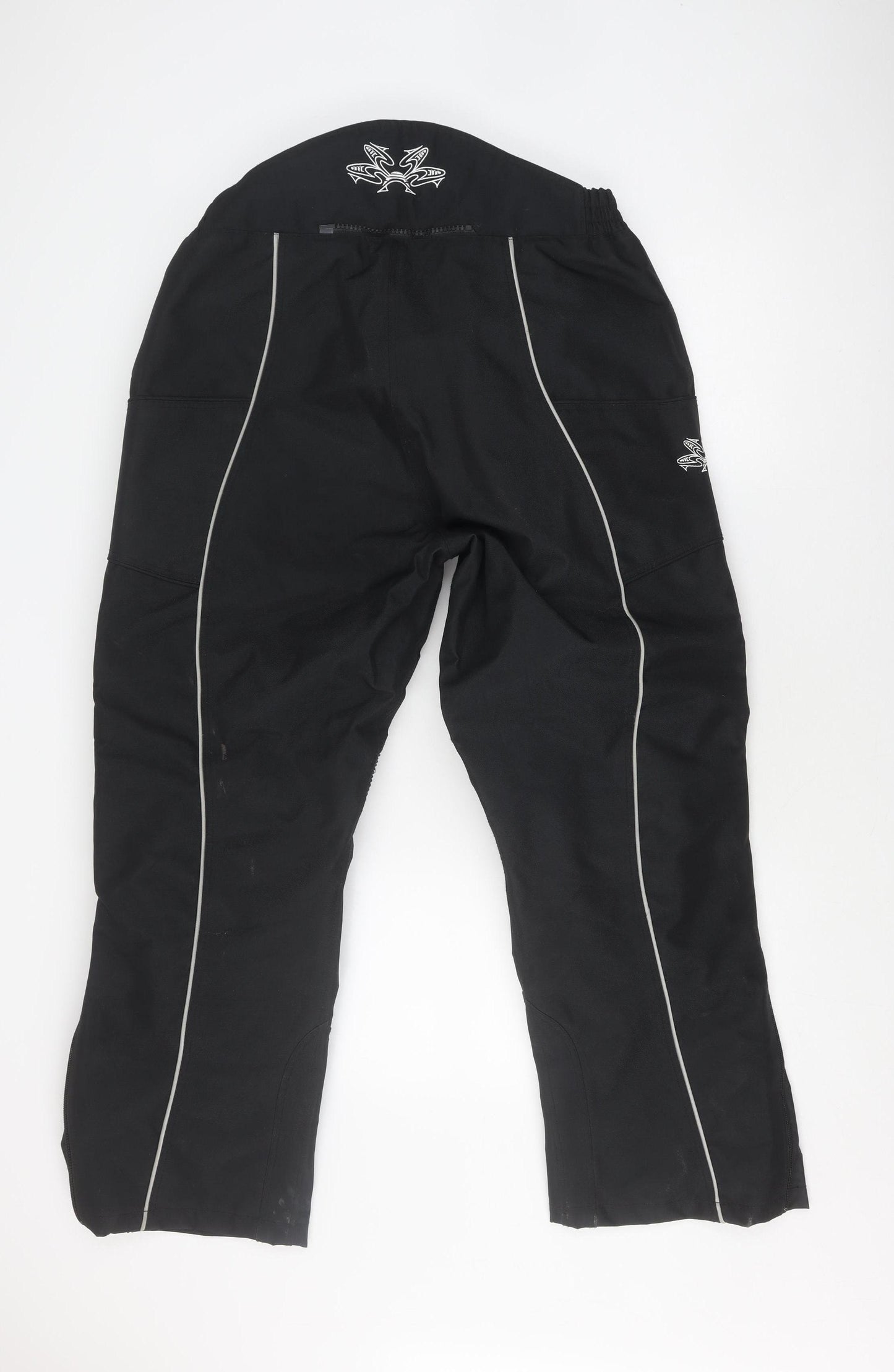 Frank Thomas Women's Black Motorcycle Rain Trousers M