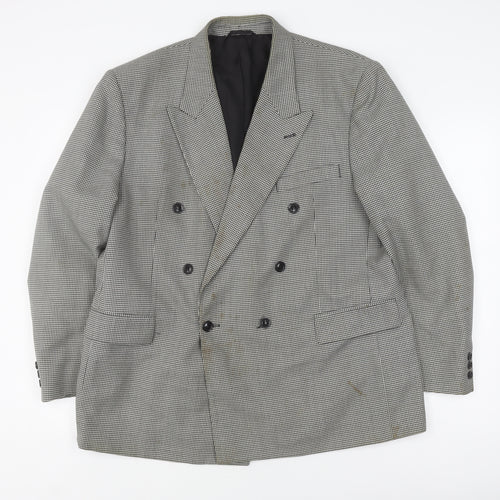 Skopes Men's Grey Double-Breasted Blazer 44S