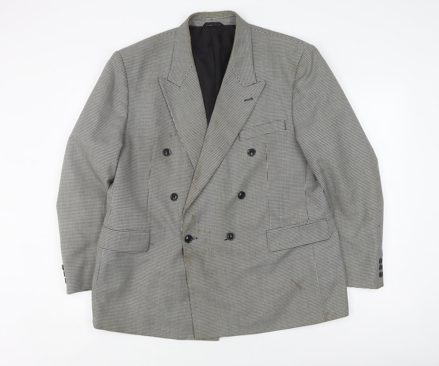 Skopes Men's Grey Double-Breasted Blazer 44S