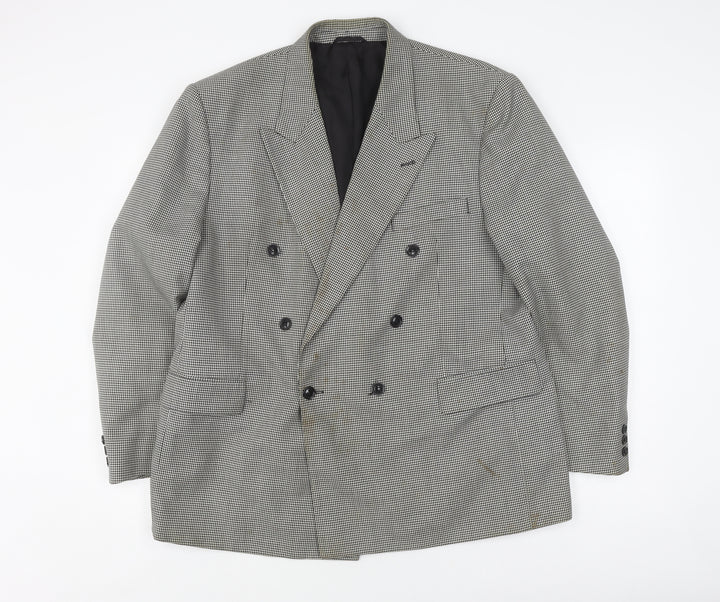 Skopes Men's Grey Double-Breasted Blazer 44S