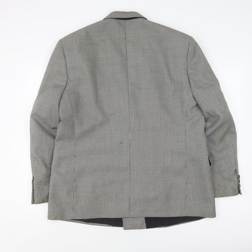 Skopes Men's Grey Double-Breasted Blazer 44S