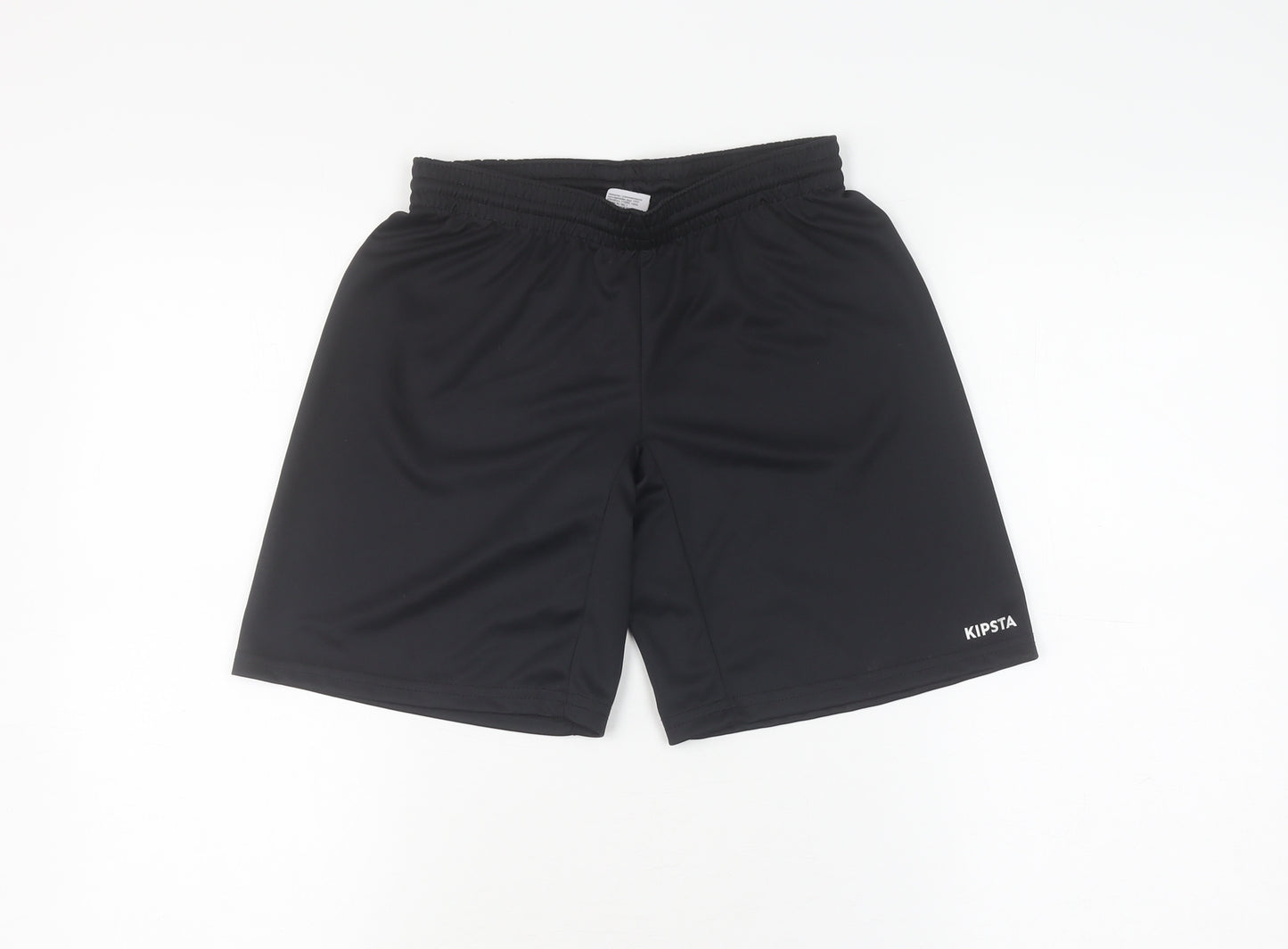 Kipsta Boys Black Athletic Shorts Size 10-11 Years