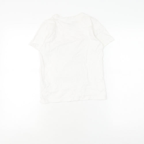 Barbie Girls White T-Shirt 7-8 Years, Graphic Print Jersey