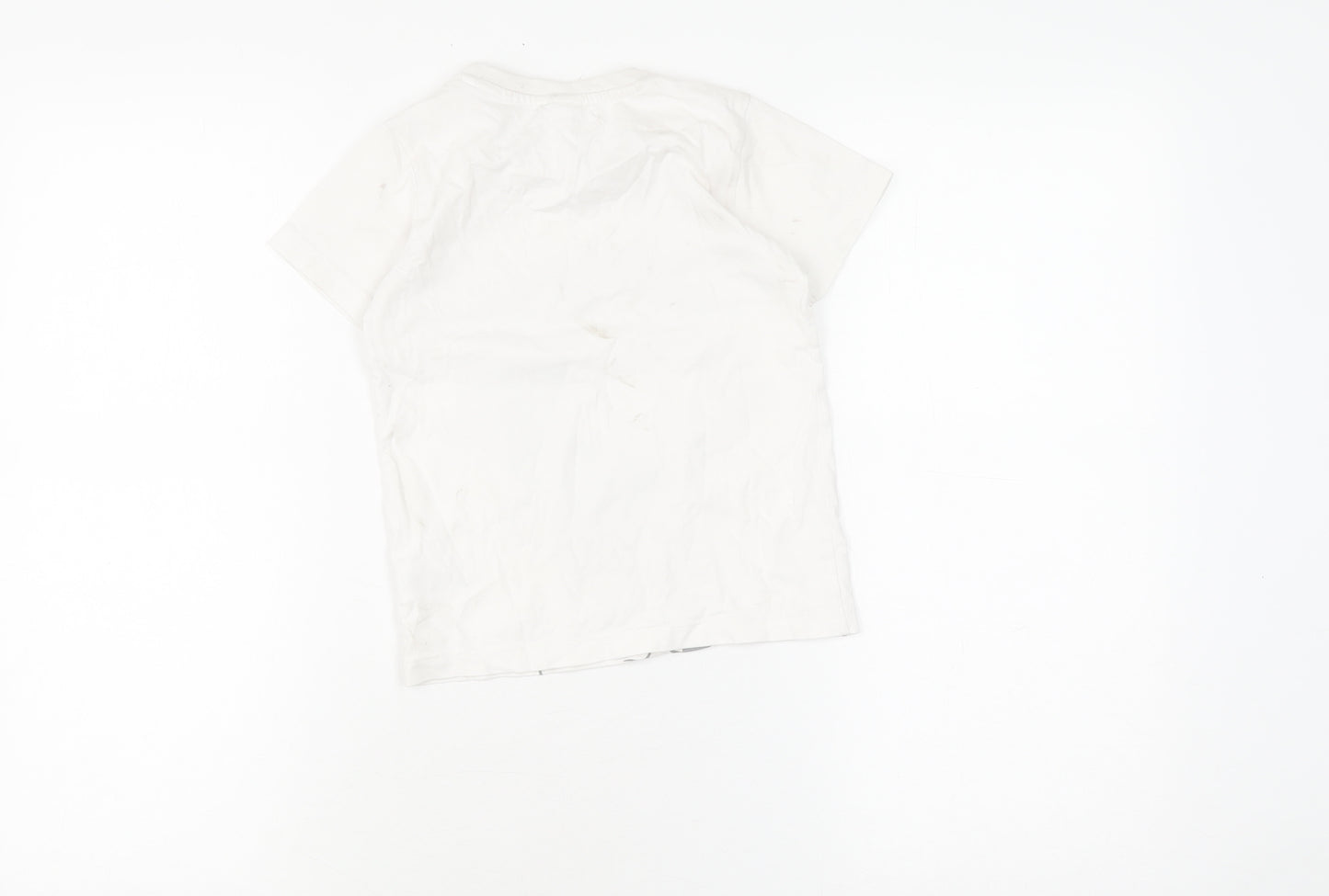 Disney Girls White Mickey Mouse Graphic T-Shirt 5-6 Years