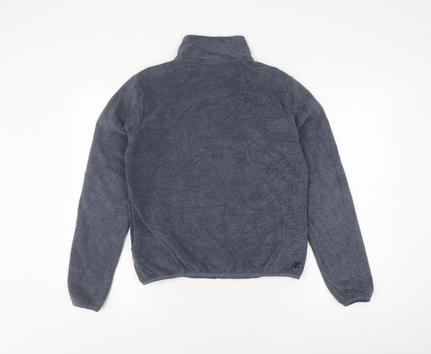 Women's Grey Fleece Jacket, Size 12, Full Zip