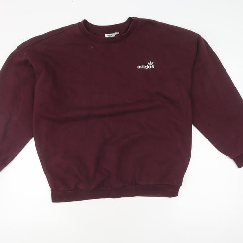 Adidas Unisex Purple Sweatshirt Size 16 Pullover