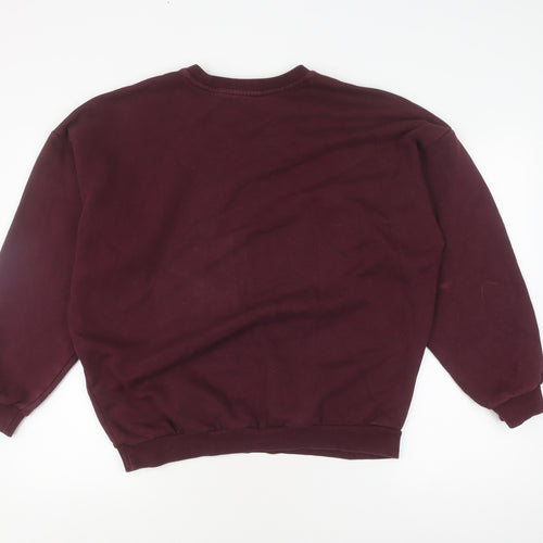 Adidas Unisex Purple Sweatshirt Size 16 Pullover