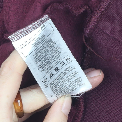 Adidas Unisex Purple Sweatshirt Size 16 Pullover