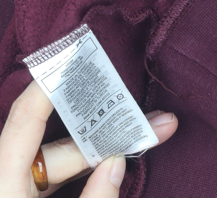 Adidas Unisex Purple Sweatshirt Size 16 Pullover