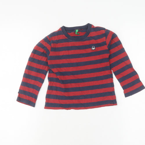 United Colors of Benetton Boys Striped T-Shirt XS