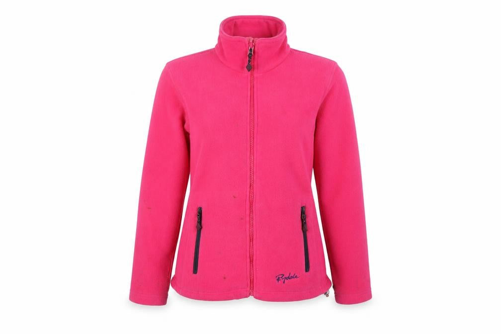 Front view of Rydale Women's Pink XS Fleece Jacket