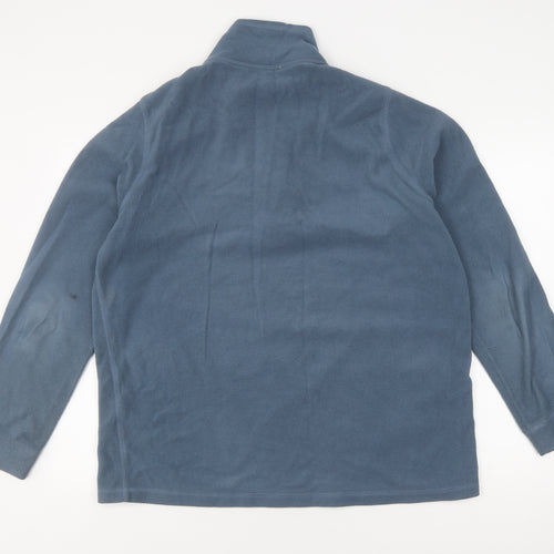 Hawkshead Unisex Adults Blue Fleece Pullover Sweatshirt XL