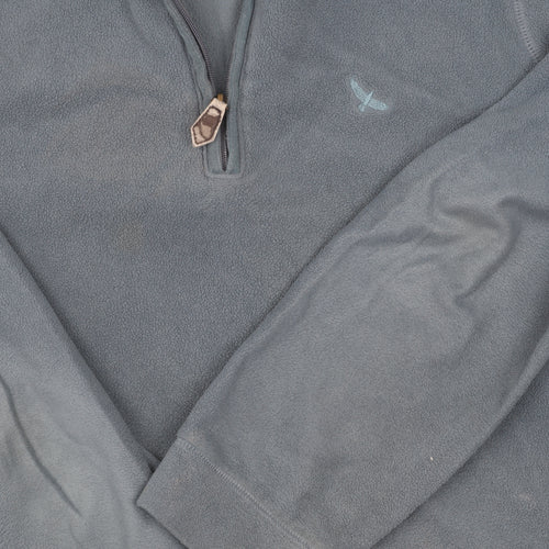 Hawkshead Unisex Adults Blue Fleece Pullover Sweatshirt XL