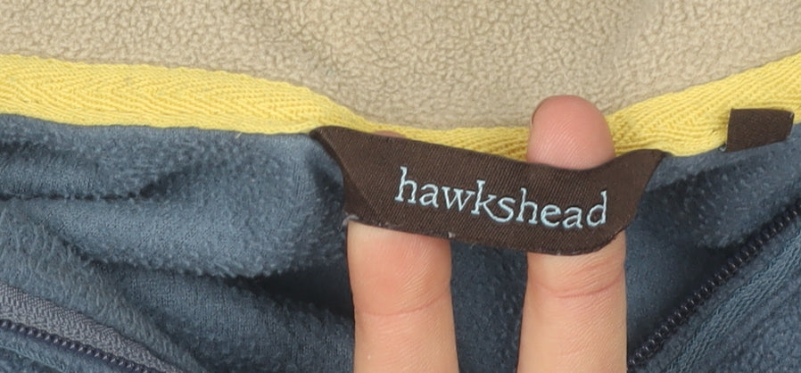Hawkshead Unisex Adults Blue Fleece Pullover Sweatshirt XL
