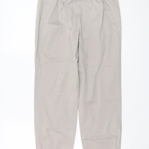 Marks and Spencer Women's Beige Chino Trousers Size 8