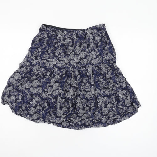 FatFace Women's Blue Pleated Skirt Size 8