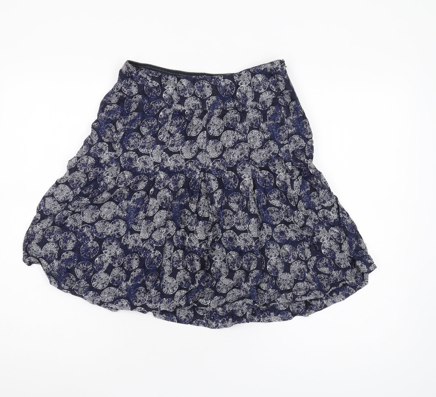 FatFace Women's Blue Pleated Skirt Size 8