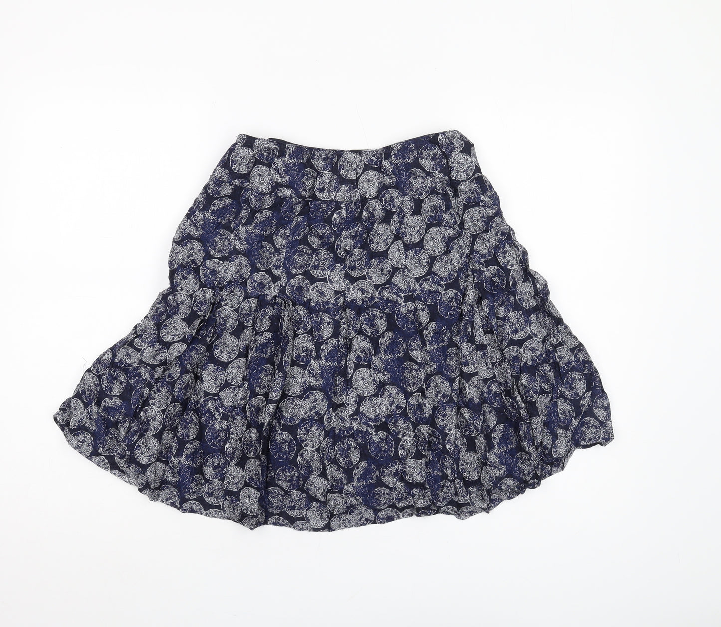 FatFace Women's Blue Pleated Skirt Size 8