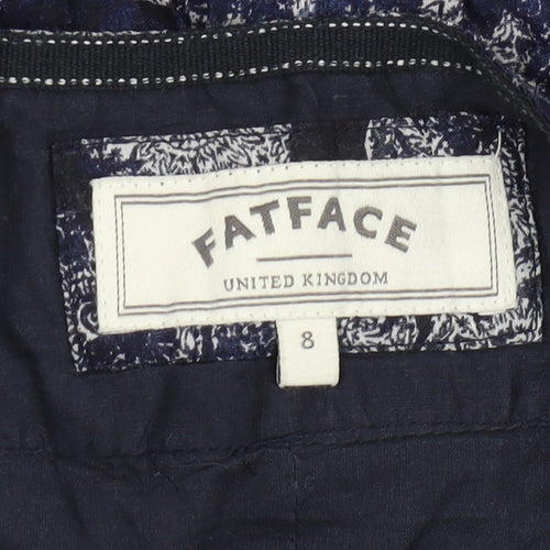 FatFace Women's Blue Pleated Skirt Size 8